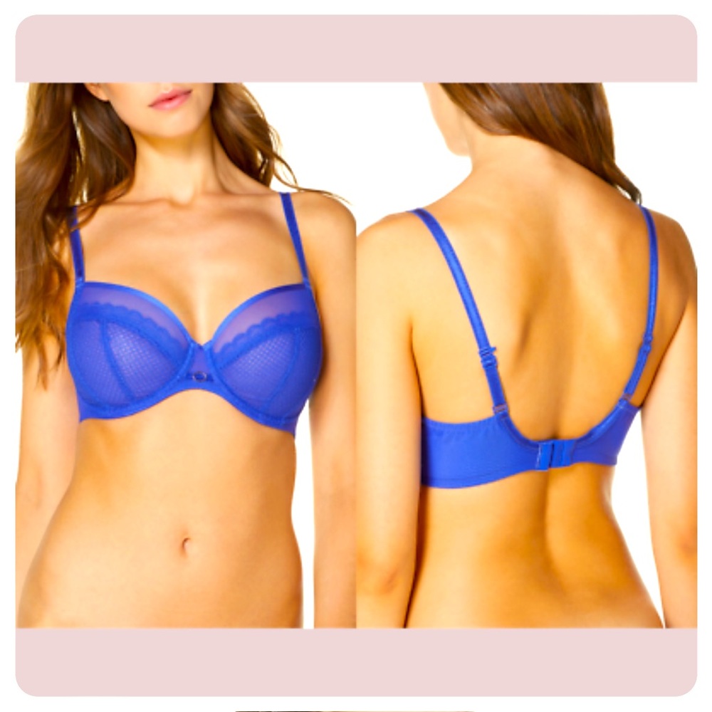 Mint Condition CHANTELLE Blue Bra, 32 DDD